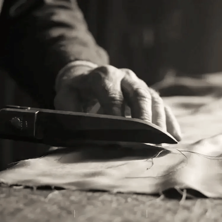 <p>Cut by hand, the <em>way it always was.</em></p>