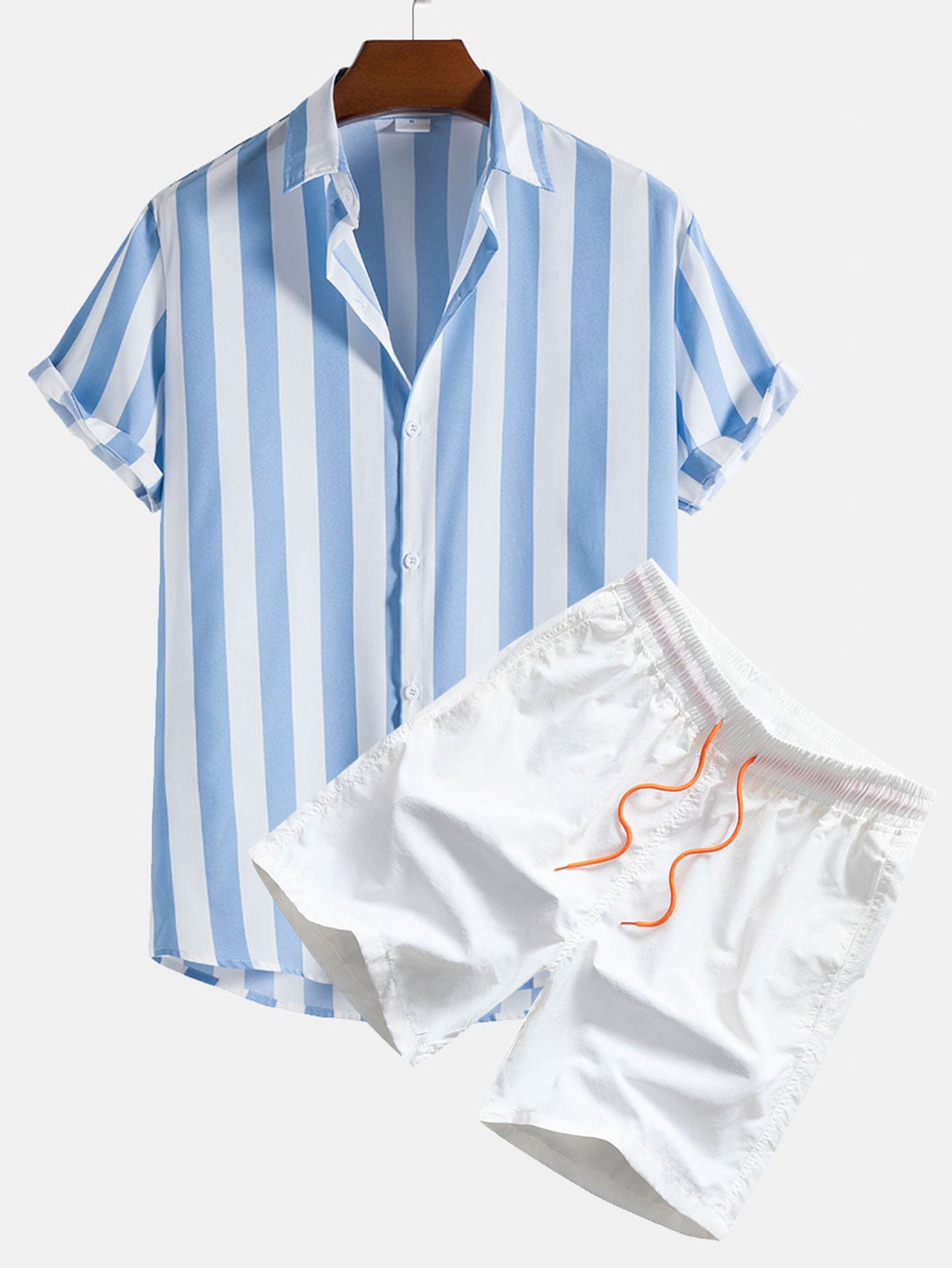 light blue & white / 2XL