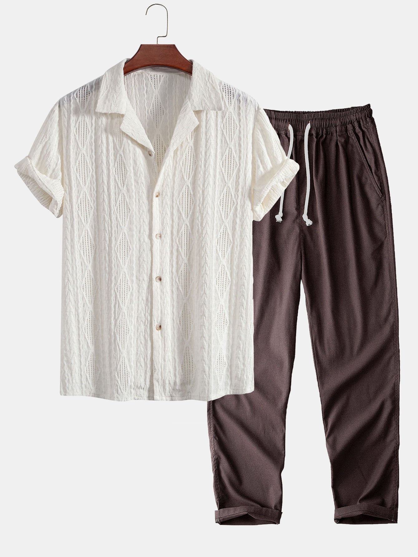 beige & coffee / 2XL