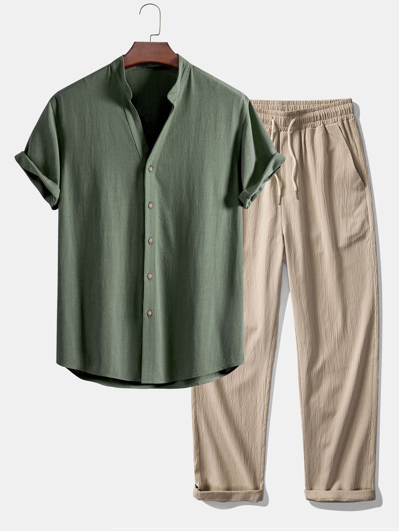 dark green & light brown / 2XL