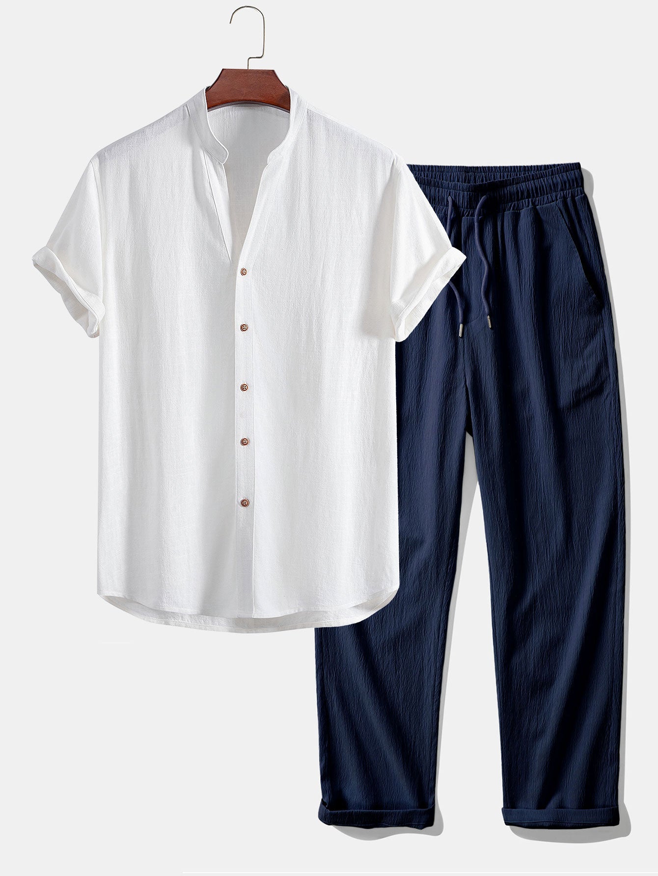 white & navy blue / 2XL