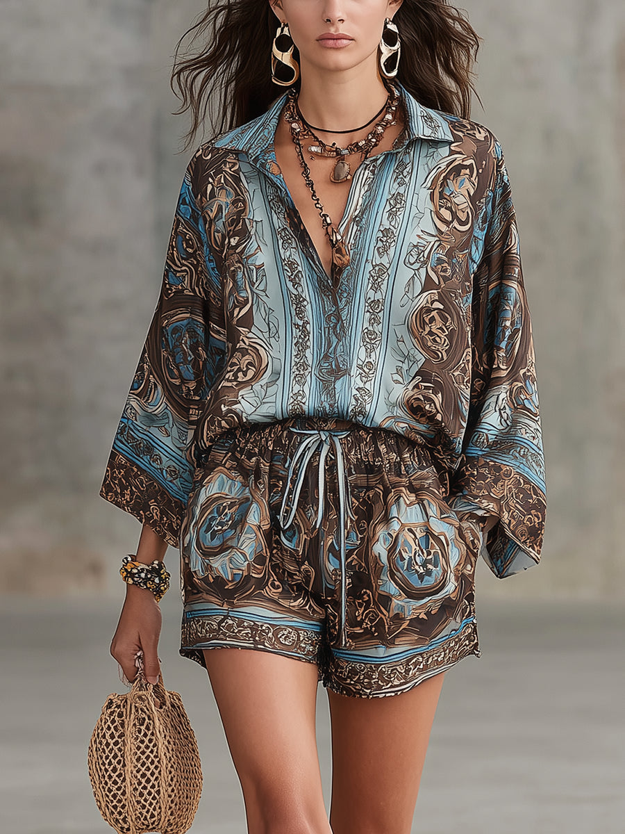 Blue Brown / 2XL