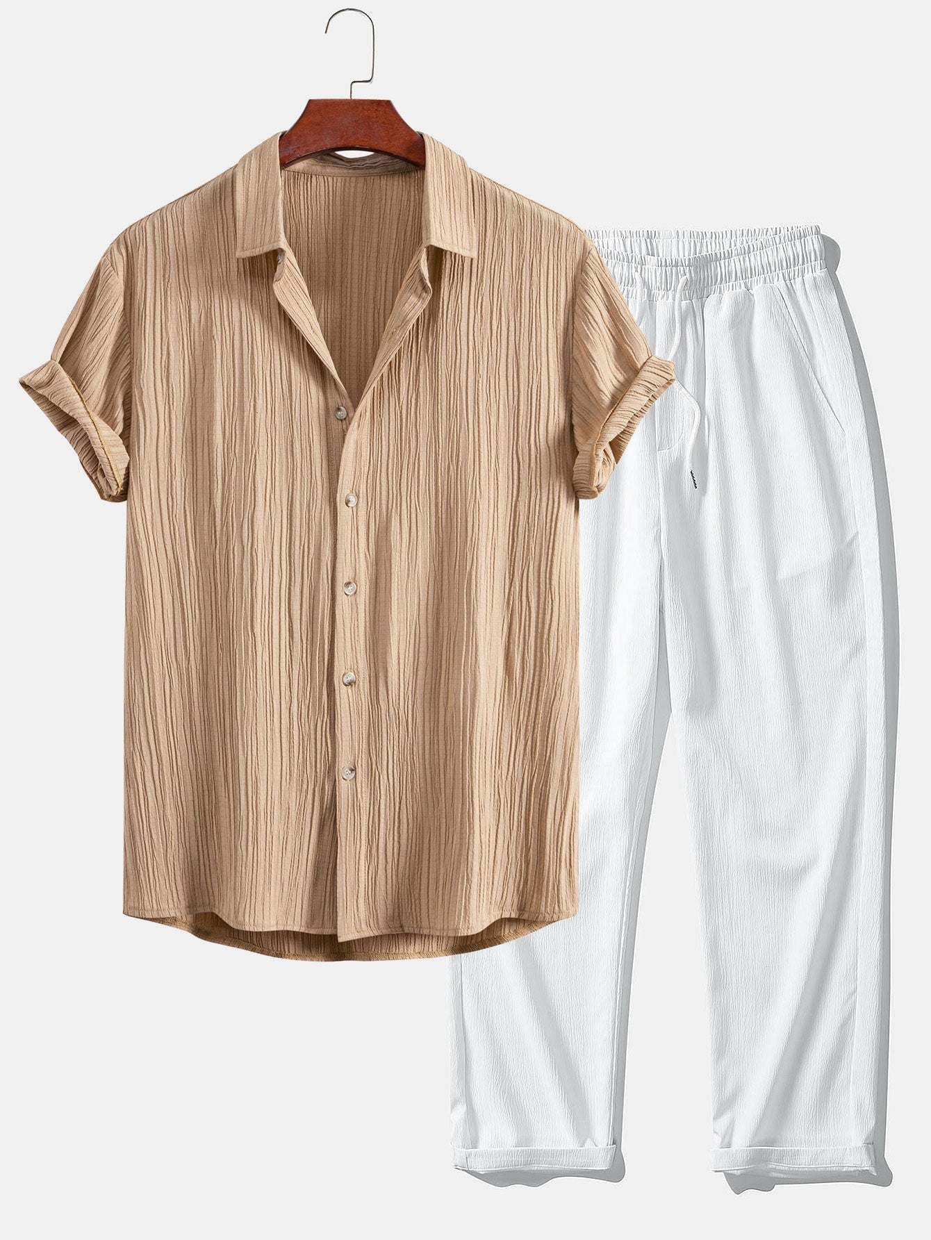 light brown & white / 2XL