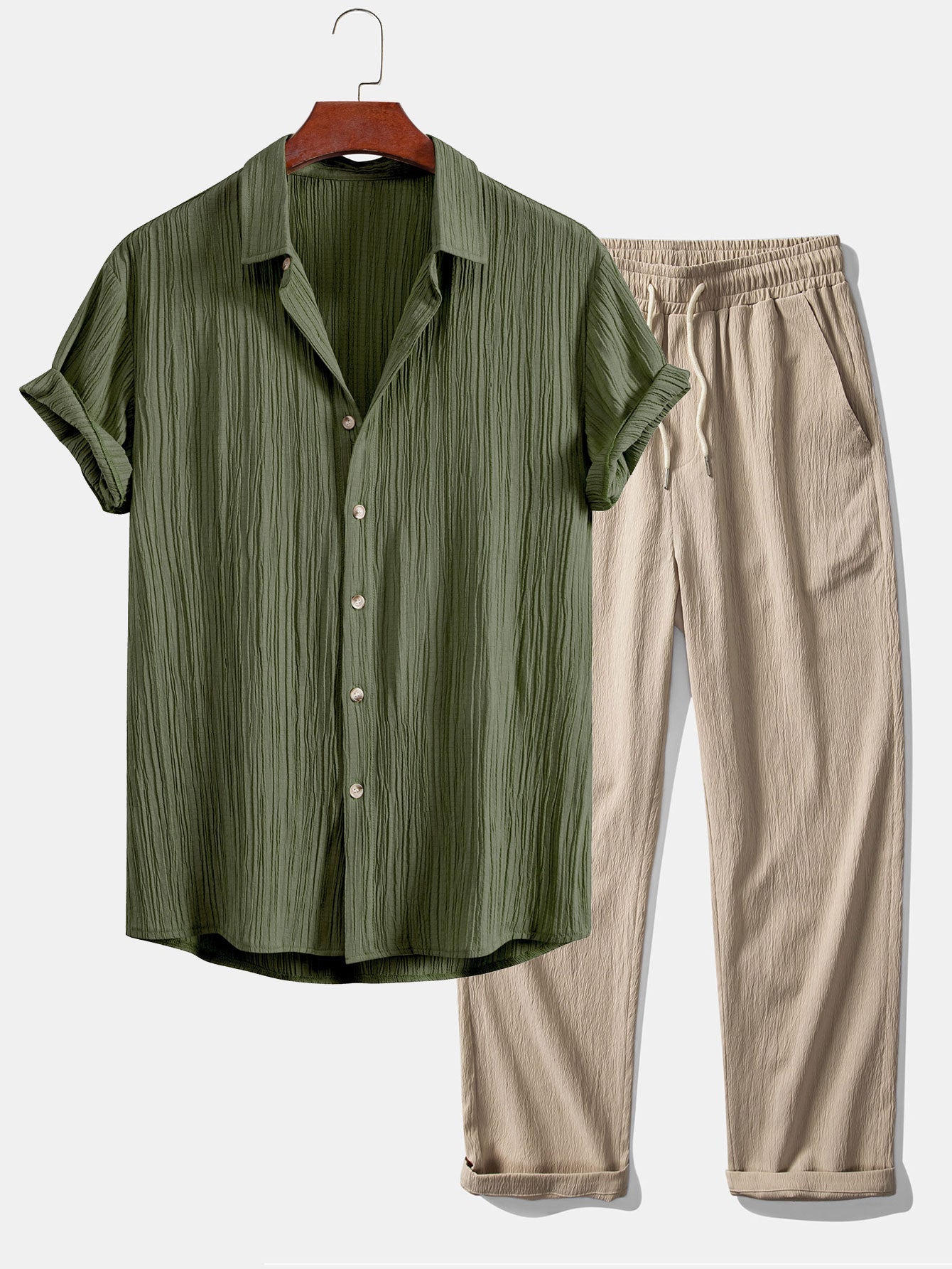 dark green & light brown / 2XL